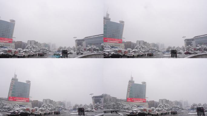 益阳大道雪景 宣传片 fx3 空景