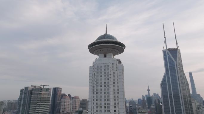 上海空镜头 城市风光航拍