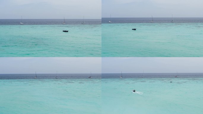 南海西沙玉啄礁水上娱乐活动橡皮艇【精品】