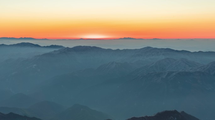 黄山光明顶延时