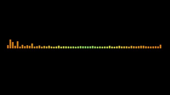 动态可视化音频声波音波带通道