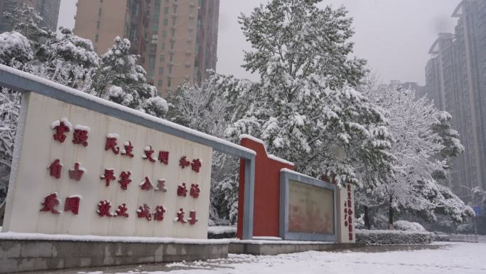 益阳大道雪景 宣传片 fx3 空景