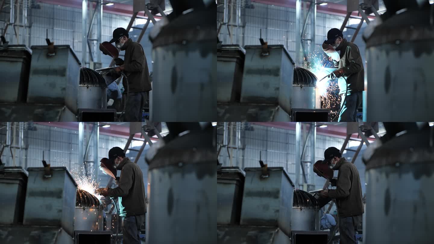 金属焊接 焊接 电焊 电焊工人 焊接工人
