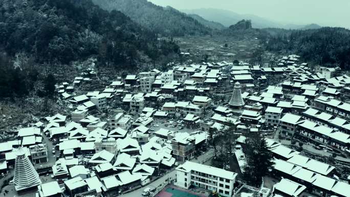 2024年侗寨的第一场雪