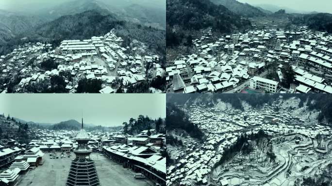 2024年侗寨的第一场雪