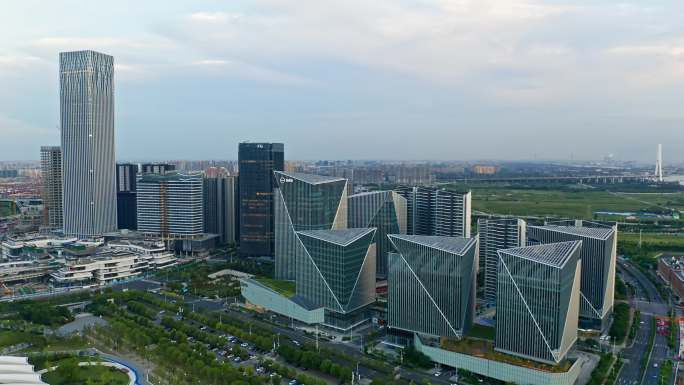 上海 浦东 东方体育中心 航拍 前滩