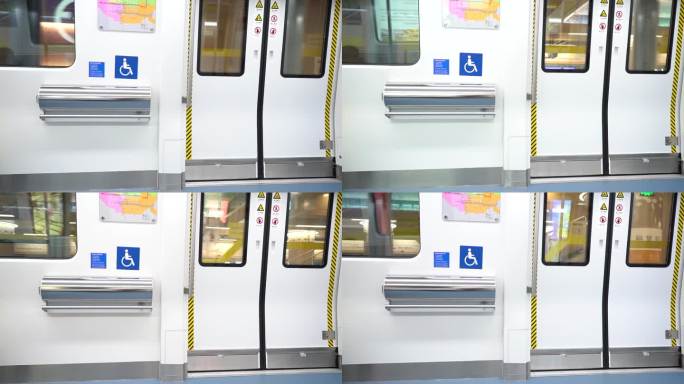地铁  站台  乘客  上车  地铁场景