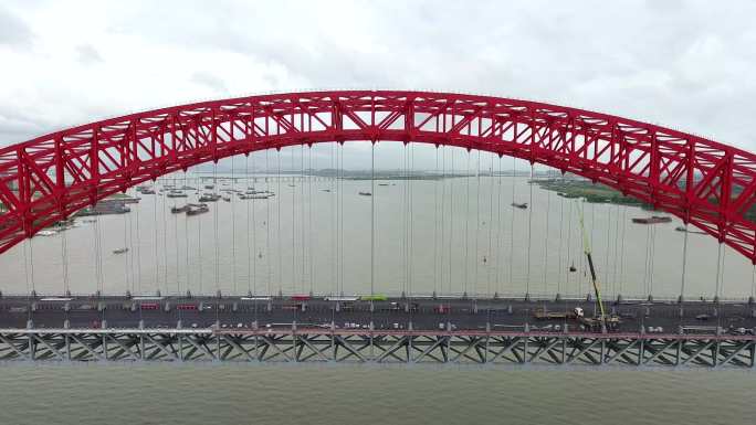 南沙明珠湾大桥空镜