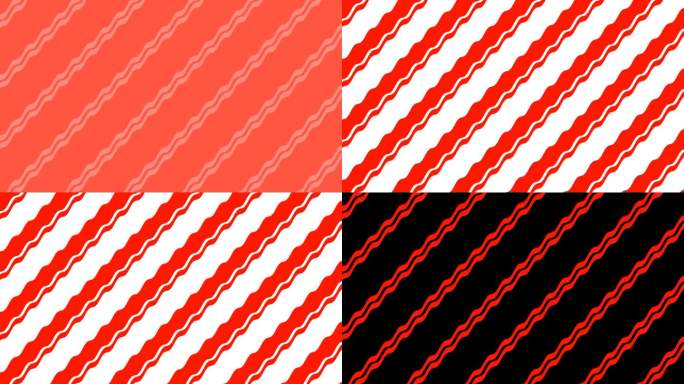 一套由红、白、黑三色组合而成的视觉背景色