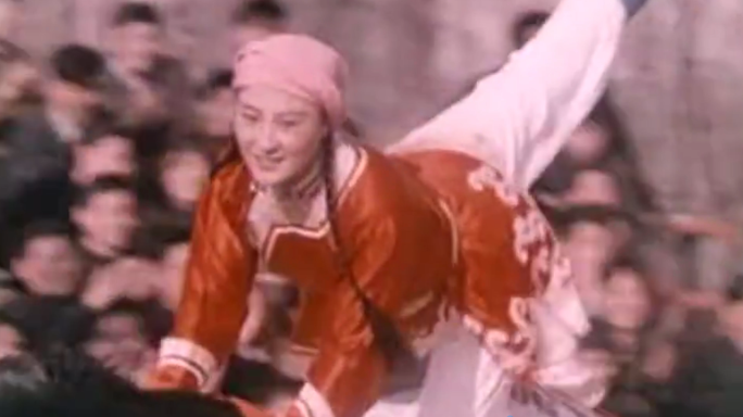 50年代 马术团表演 真正的“红牡丹”