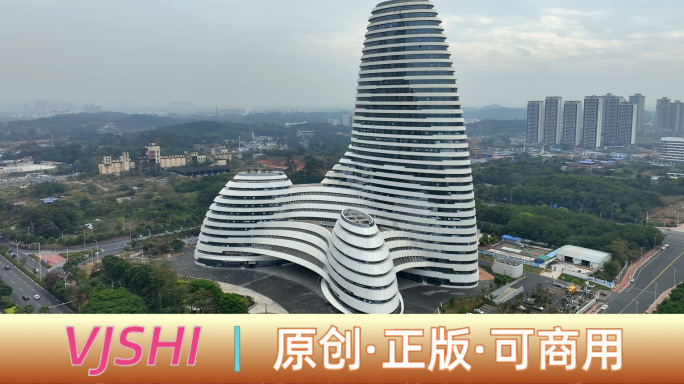 4K广西新媒体中心南宁全季酒店大楼