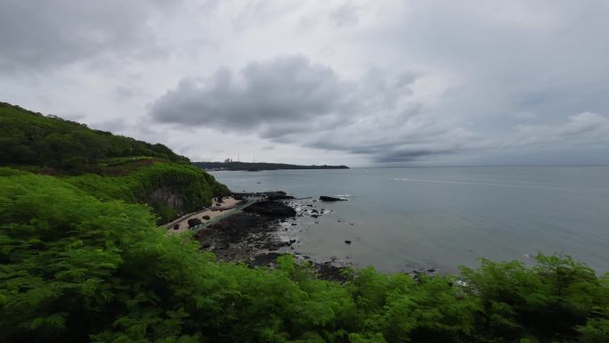 广西涠洲岛山顶延时视频