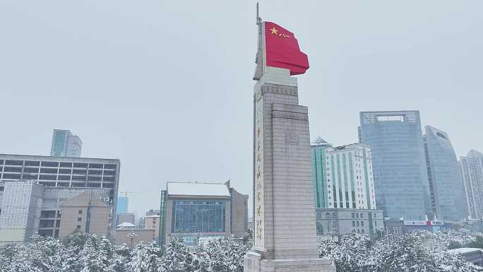 八一广场雪景9