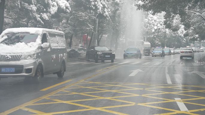 益阳大道雪景 宣传片 fx3 空景