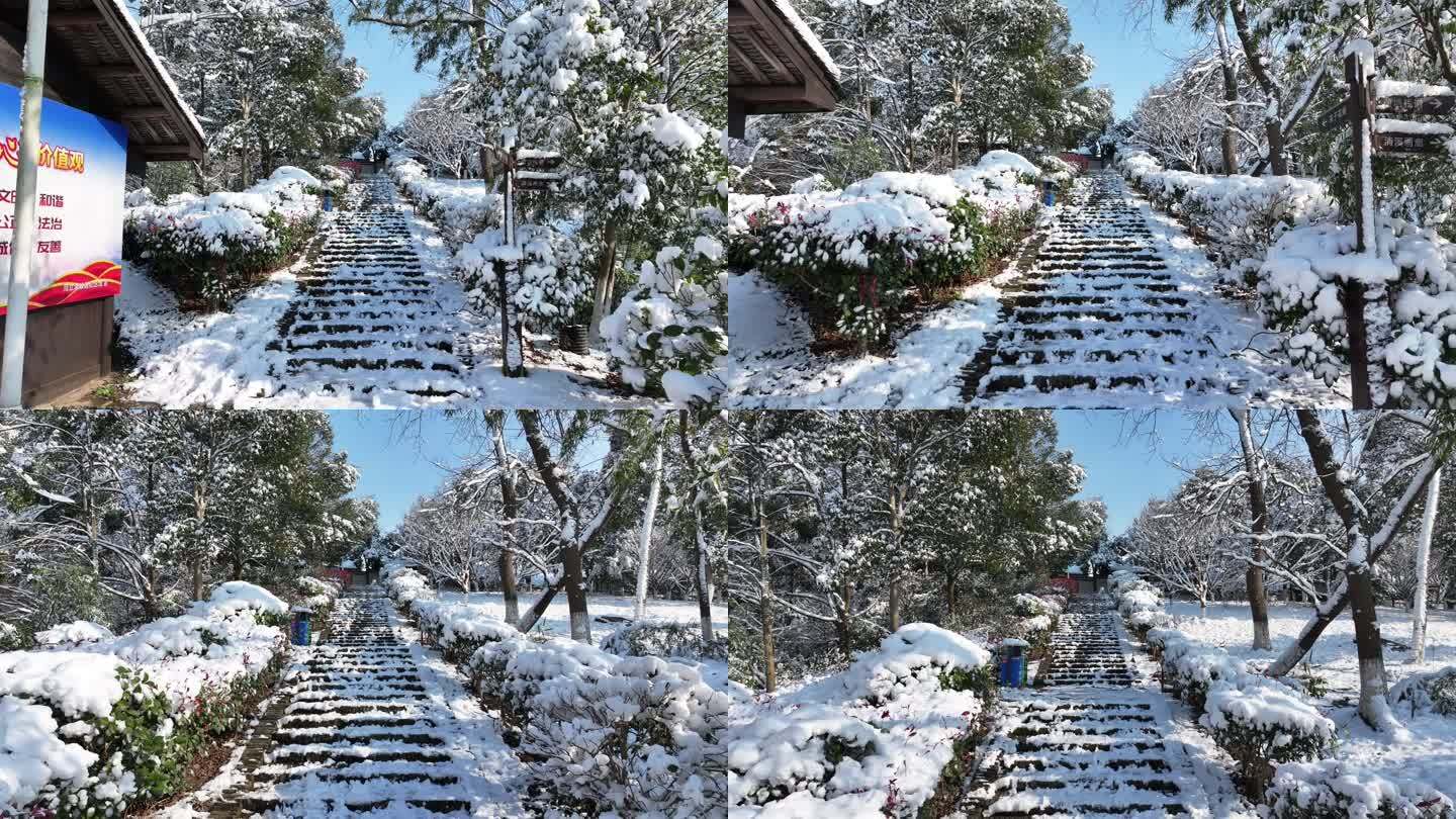 御3PRO 益阳清溪村雪景航拍