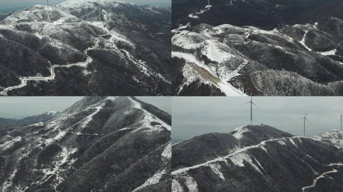 贵州雪景航拍