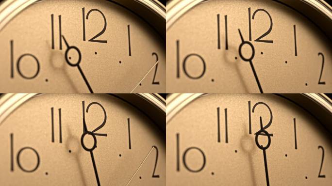 时钟机械表时针分针秒针指针转动延时摄影