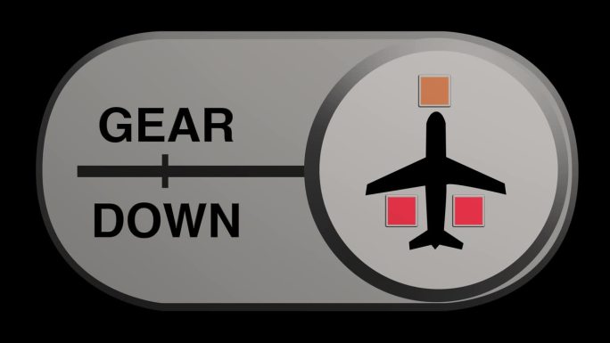 飞机齿轮控制动画