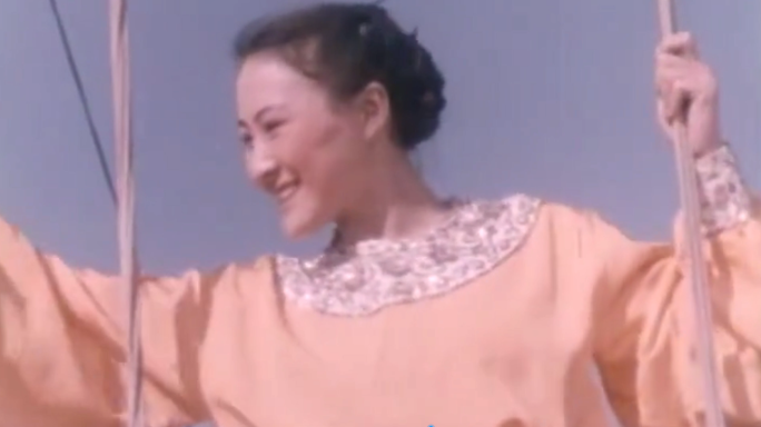 50年代 中国杂技团的高空表演