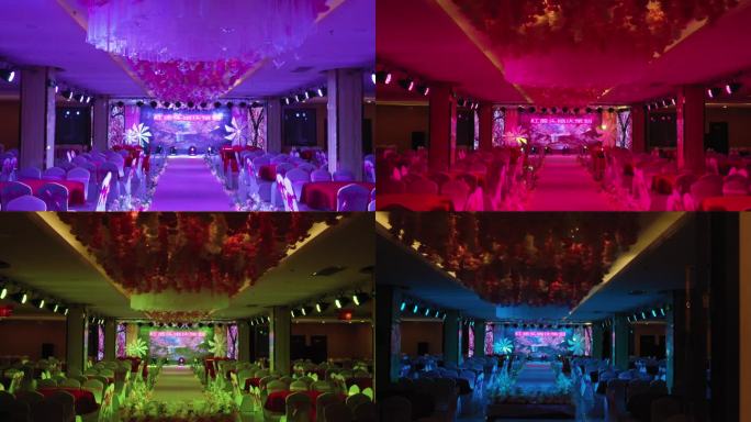 酒店 空境 就餐 视频素材 环境装饰