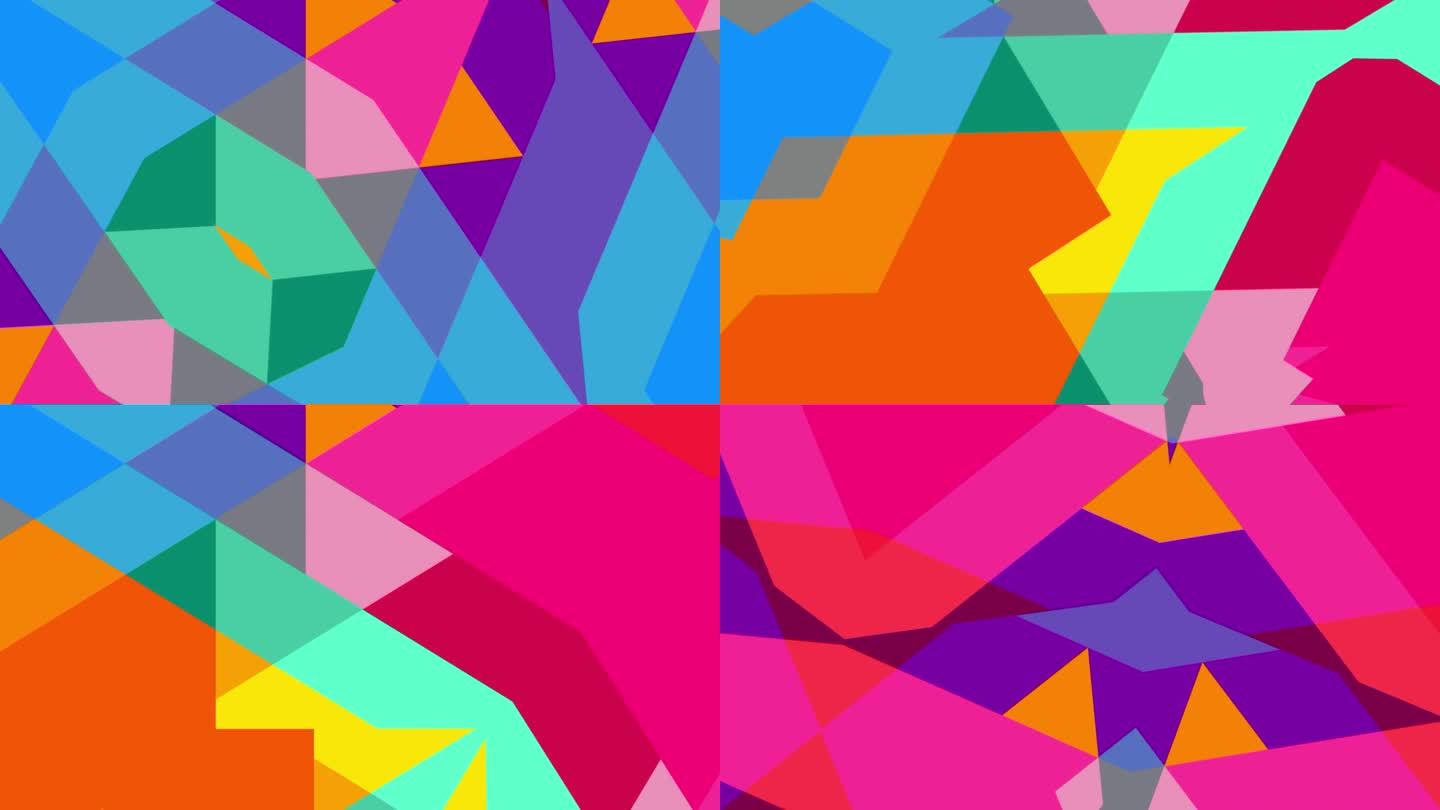 彩色动感流动线条 几何背景