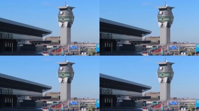 日本千叶成田国际机场塔台。