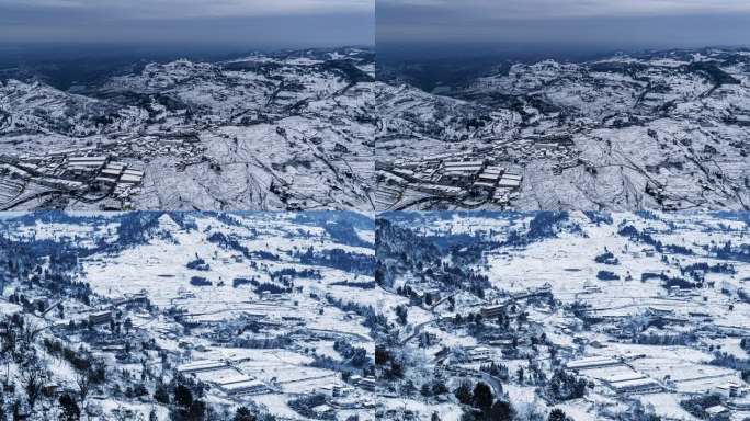 龙泉山雪景