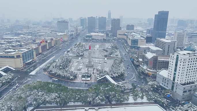 八一广场雪景4