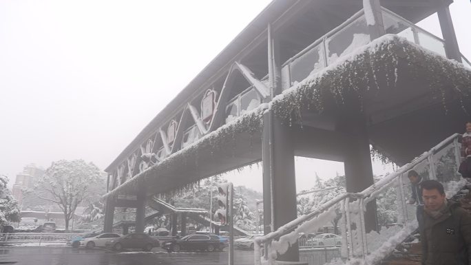 益阳大道雪景 宣传片 fx3 空景