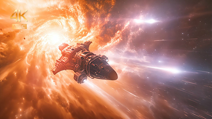 超光速旅行 星际舰队穿梭时空 未来科幻片