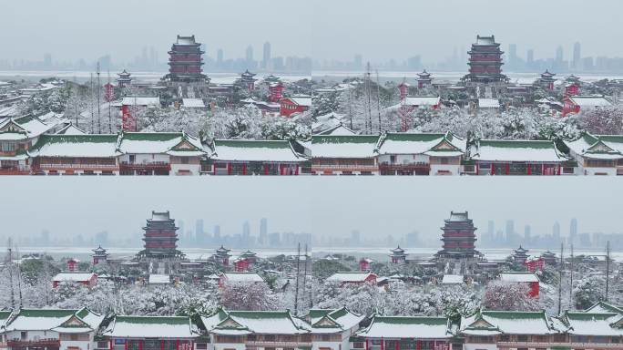 南昌滕王阁雪景13