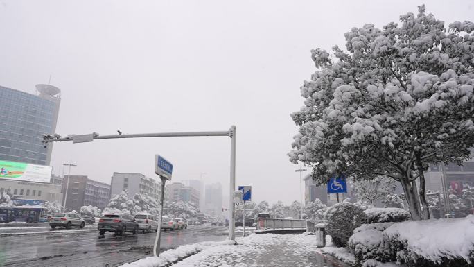 益阳大道雪景 宣传片 fx3 空景