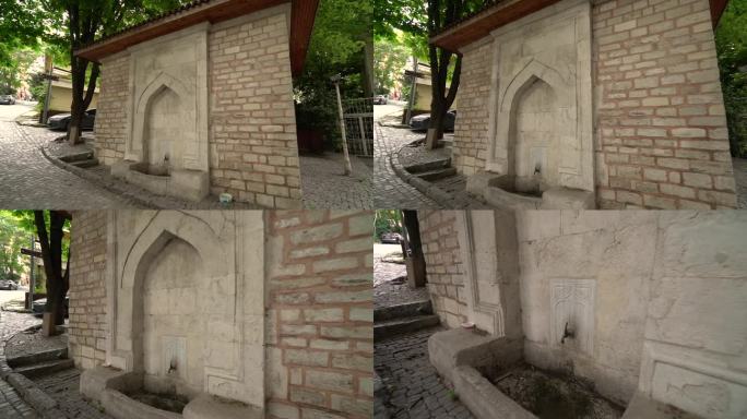 伊斯坦布尔卡里耶教堂的旧喷泉