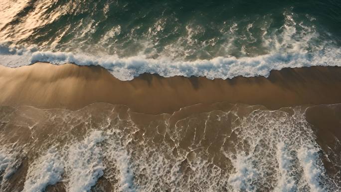 浪花潮汐海滩海洋