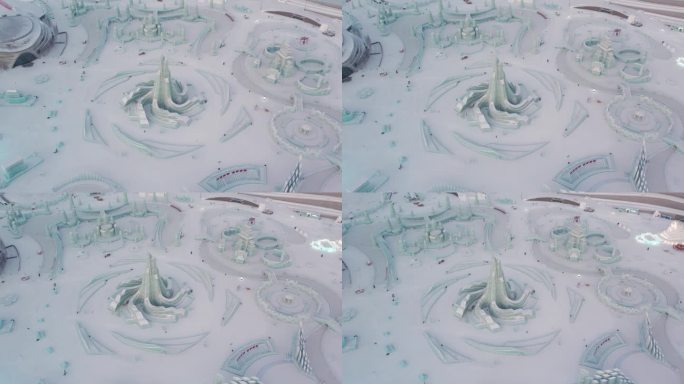 冰雪大世界航拍