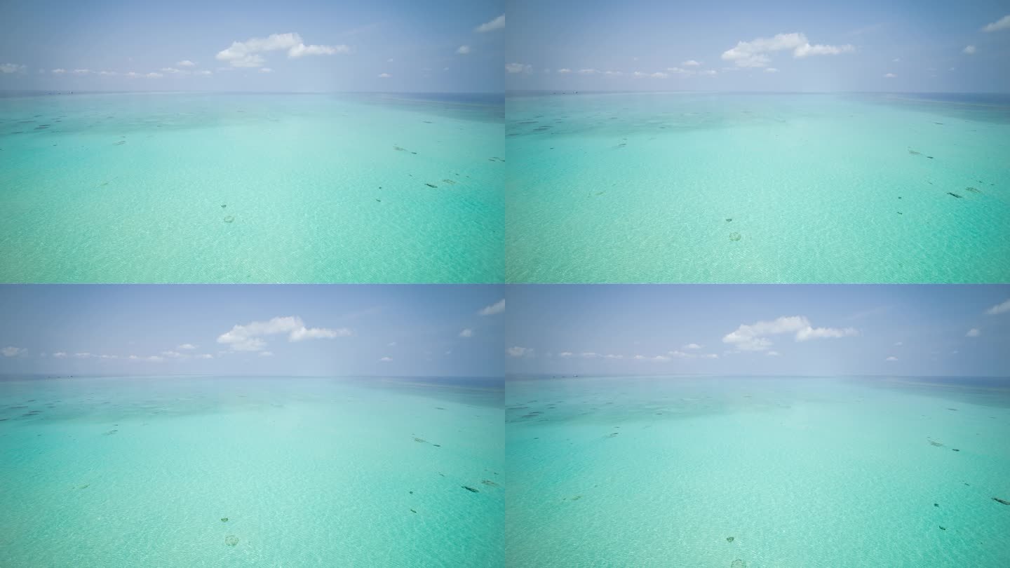 中国南海岛屿玉啄礁玻璃海【精品】