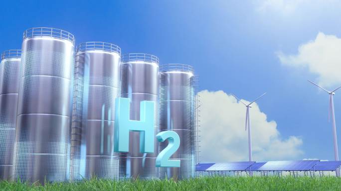 氢能源  H2氢气 太阳能发电