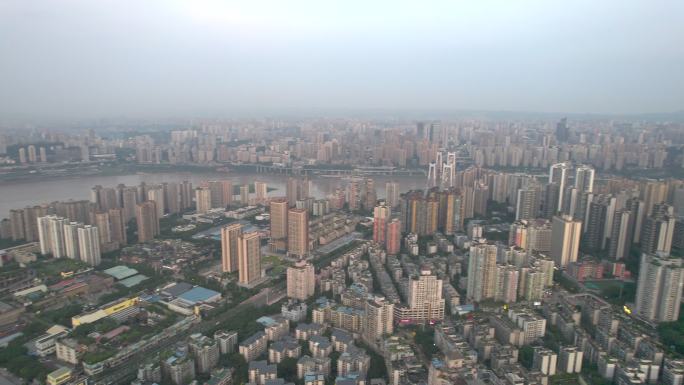 重庆城市建筑群航拍