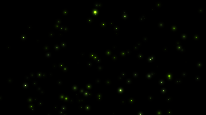 4K萤火虫粒子30秒（带透明通道）