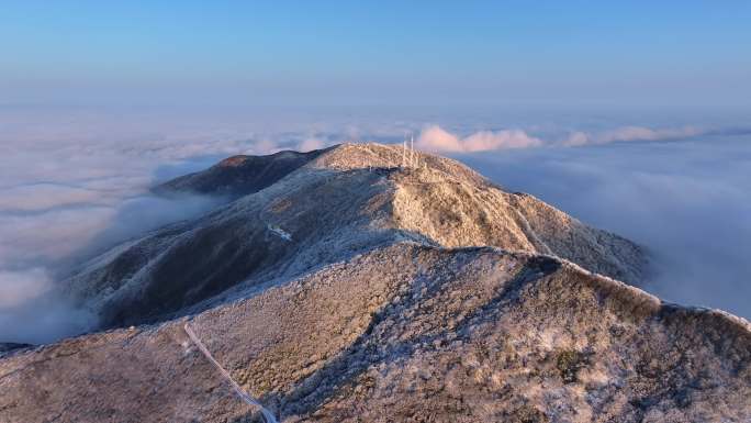 4K 雷公山日出云海雪景9