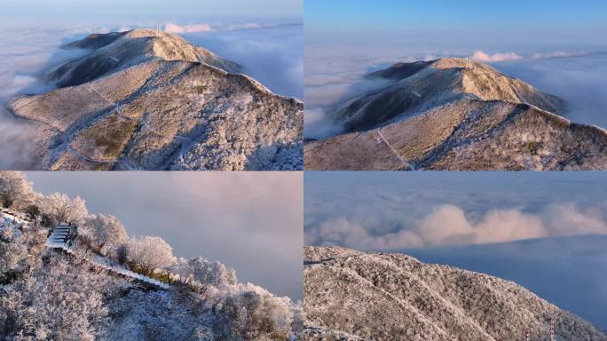 4K 雷公山日出云海雪景9