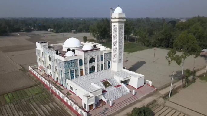 孟加拉国的清真寺和伊斯兰文化中心模型。孟加拉国清真寺模型
