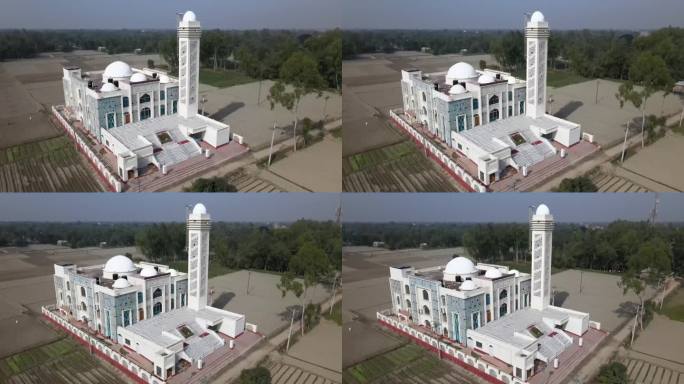 孟加拉国的清真寺和伊斯兰文化中心模型。孟加拉国清真寺模型