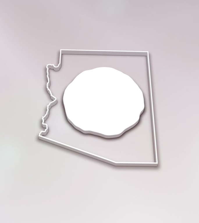 亚利桑那州3D地图介绍