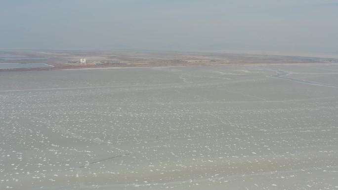 航拍大连新机场填海造地大连湾机场