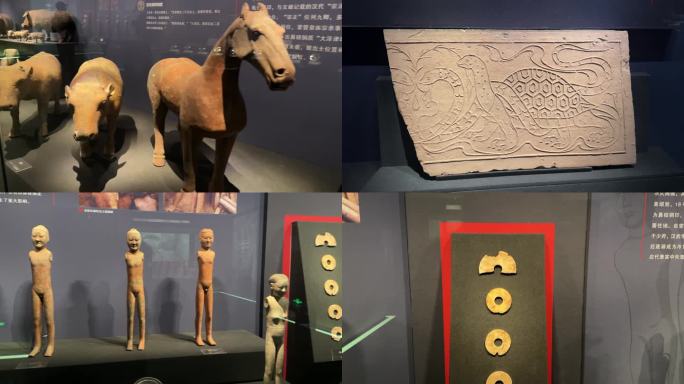 博物馆文物汉代汉俑