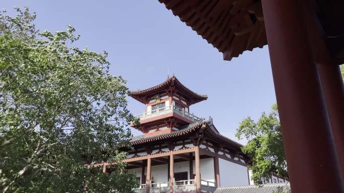 广西北海冠头岭佛教寺庙普渡寺寺院钟楼