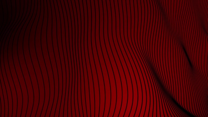 3D红色慢动作条形线在黑暗的背景