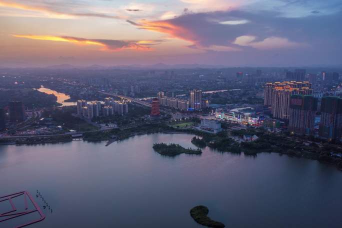 广西钦州地标 航拍延时摄影 十余组镜头