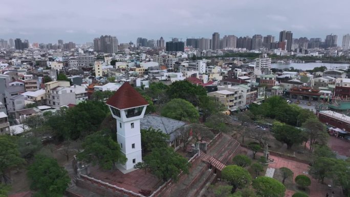 台南安平炮台鸟瞰图